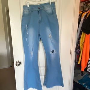 Light blue flare jeans✨